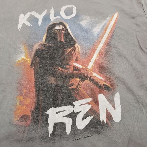 Star Wars Shirt Size XL 12 Youth Kids Kylo Ren - Picture 3 of 5